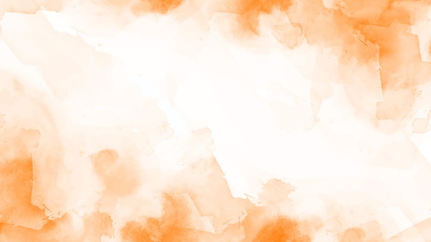 Fondo de acuarela naranja abstracto Textura de salpicaduras de acuarela naranja