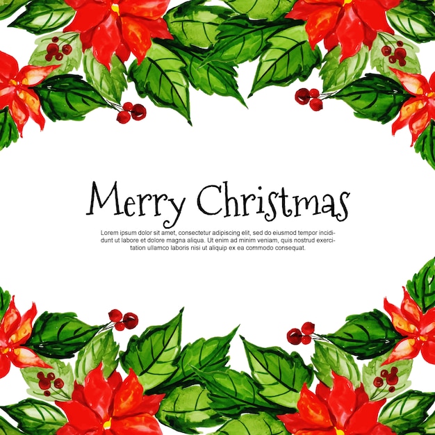 Fondo de la acuarela de Navidad