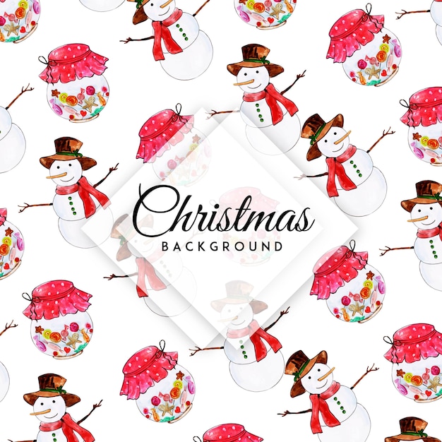 Fondo de la acuarela de Navidad