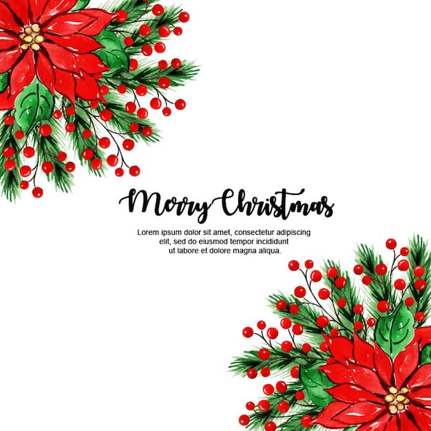 Fondo de la acuarela de Navidad