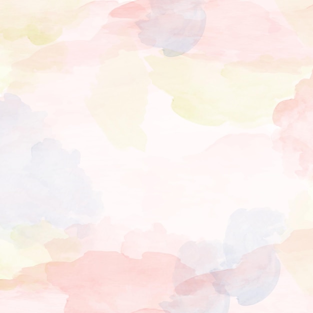Fondo de acuarela pastel multicolor Vector