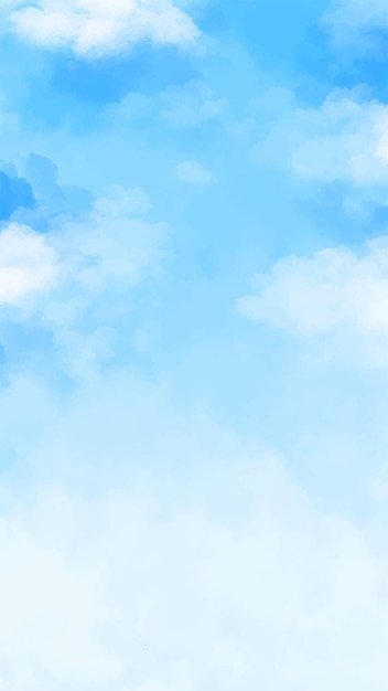 Fondo de acuarela con tema de playa pintado a mano para el verano
