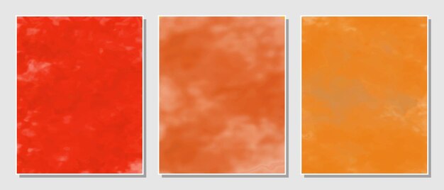 Fondo de acuarelas conjunto minimalista abstracto