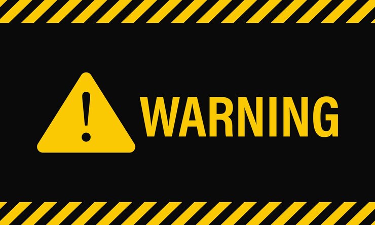 Vector fondo de advertencia, línea negra y amarilla a rayas, cinta de precaución, ilustración de vector de señal de advertencia
