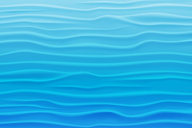 Vector fondo de agua abstracta de ondas azules. ilustración vectorial eps10