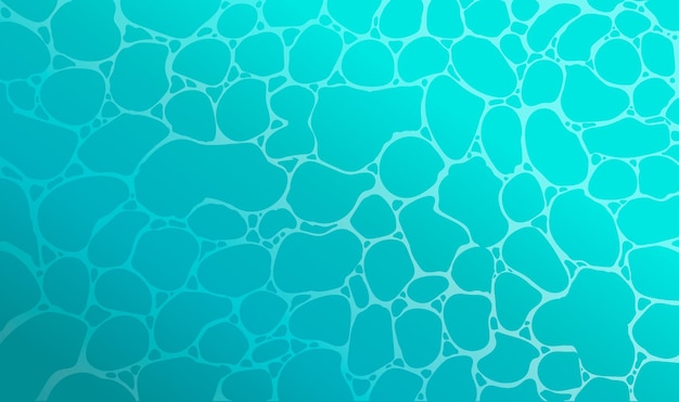 Vector fondo de agua de mar superficie del océano o de la piscina escritorio marino azul patrón de agua clara fondo de tema marino ilustración vectorial