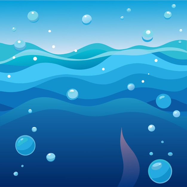 Vector fondo de agua