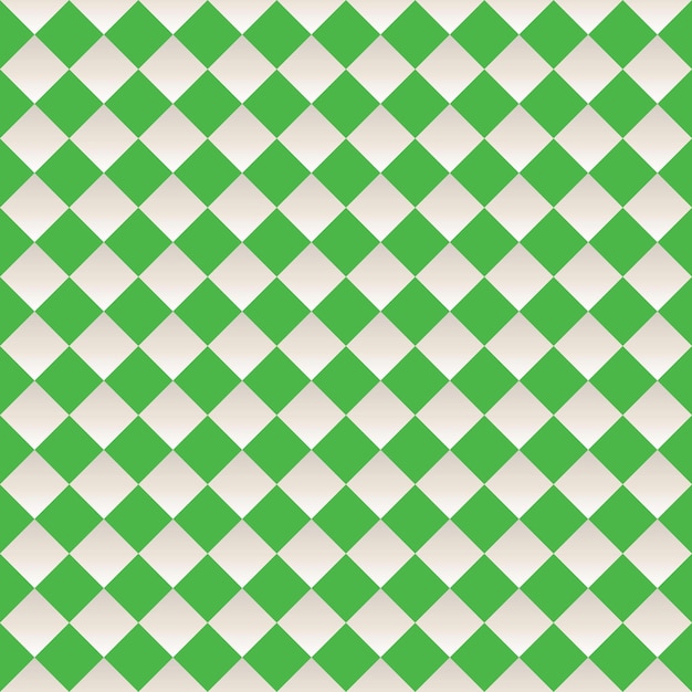 Fondo aislado patrón a cuadros verde