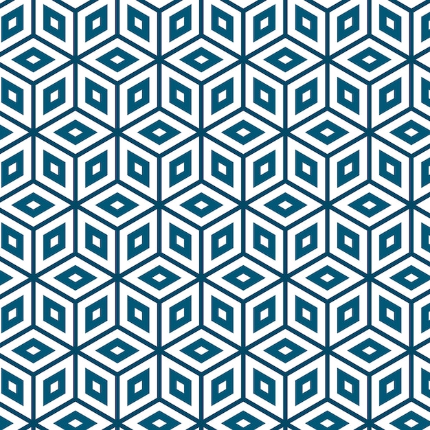 Fondo aislado de patrón geométrico de cubos 3D