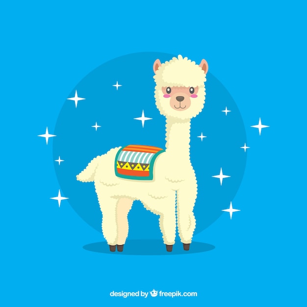 Vector fondo de alpaca