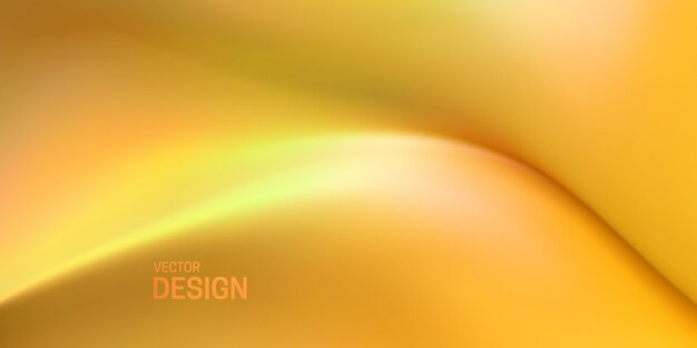 Fondo amarillo abstracto con forma elástica suave