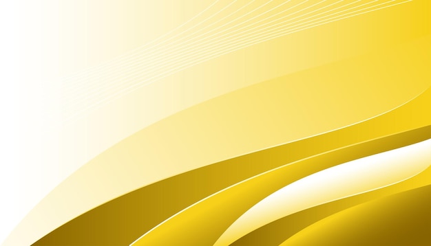 fondo amarillo abstracto con líneas onduladas lisas