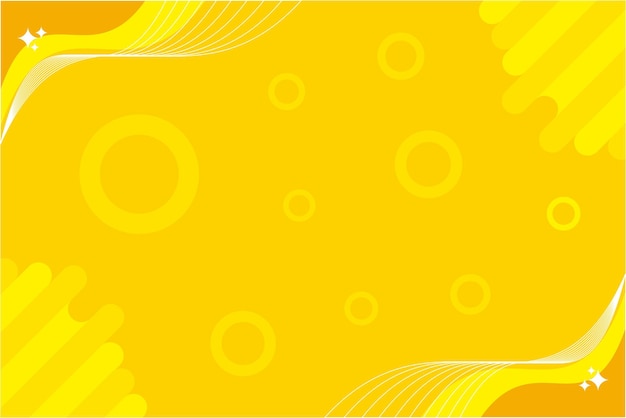 Un fondo amarillo con círculos y las palabras "amarillo" en él.