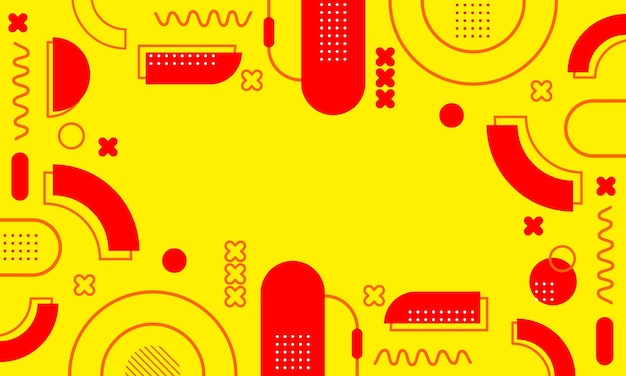 un fondo amarillo con un diseño rojo y naranja que dice la palabra cita en él