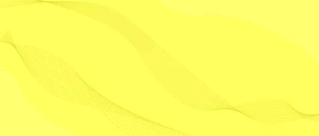 Fondo amarillo con línea ondulada geométrica
