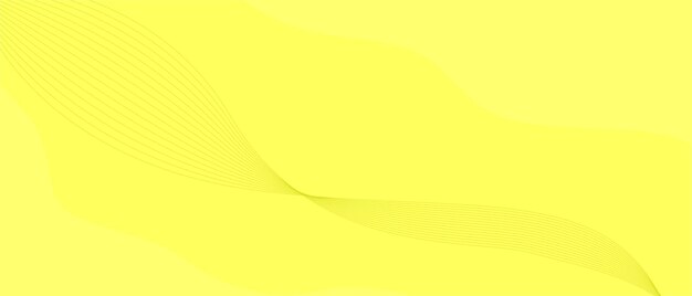 Fondo amarillo con línea ondulada geométrica