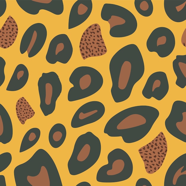un fondo amarillo con manchas marrones y marrones