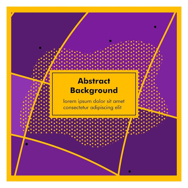 Un fondo amarillo y morado con un fondo amarillo y las palabras fondo abstracto.