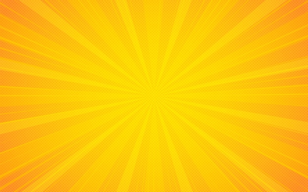 Fondo amarillo ráfaga cómica