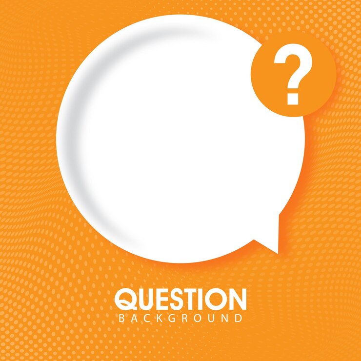 Fondo amarillo con un signo de interrogación prominente con espacio para vector de texto