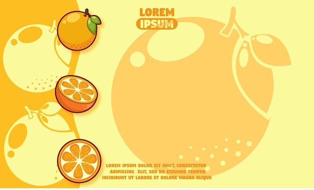 fondo amarillo con silueta de icono naranja