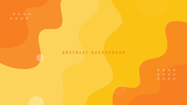 Fondo anaranjado y amarillo texturizado fluido dinámico abstracto. Fondo de onda.