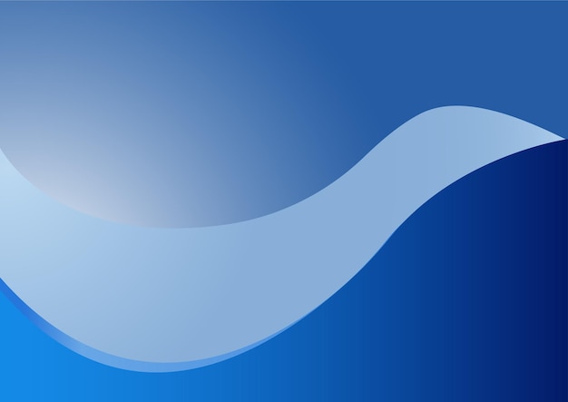 Fondo ancho azul geométrico abstracto y plantilla de presentación de negocios