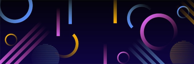 Fondo ancho de la bandera de la onda verde oscura colorida moderna. Fondo abstracto para diseño de banner. Banner web, textura y encabezado para sitio web. Plantilla de fondo de patrón de diseño gráfico abstracto de vector.