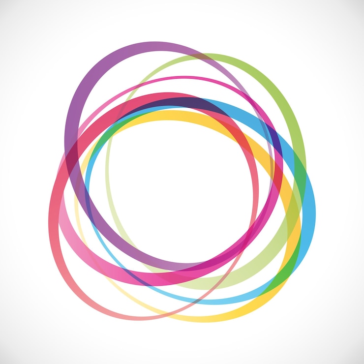 Vector fondo de los anillos vectoriales