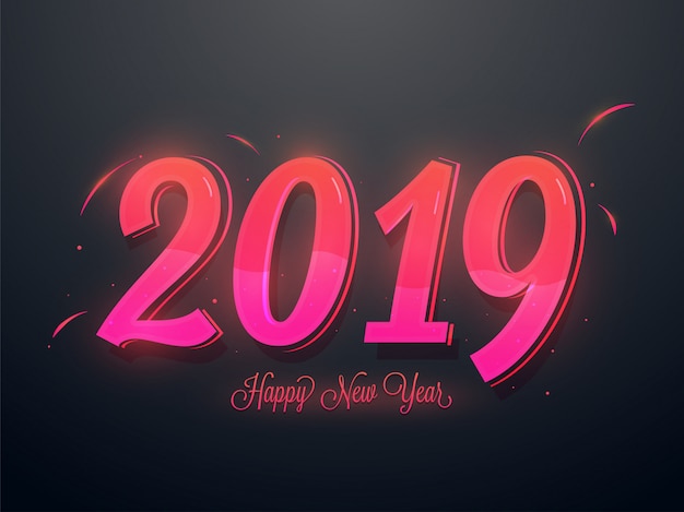 Fondo de año nuevo 2019.