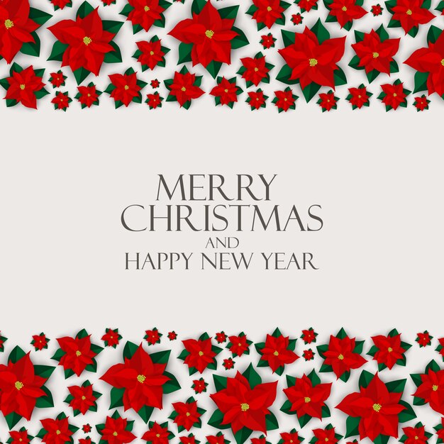 Fondo de año nuevo y feliz navidad