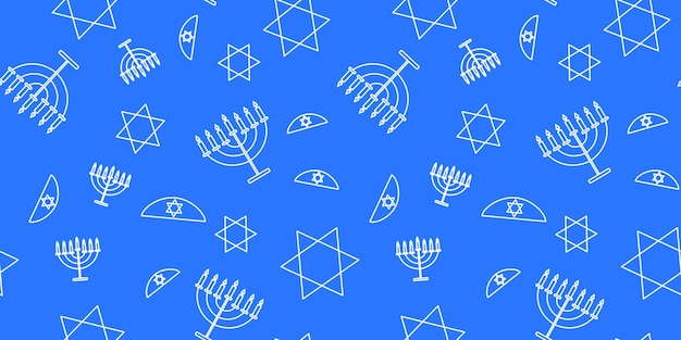 Fondo de año nuevo judío de patrones sin fisuras de israel