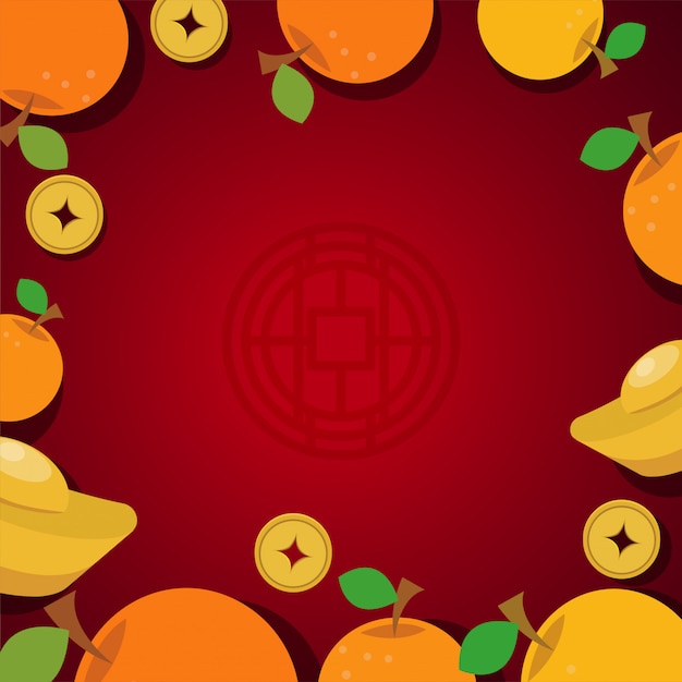 Fondo de año nuevo lunar,