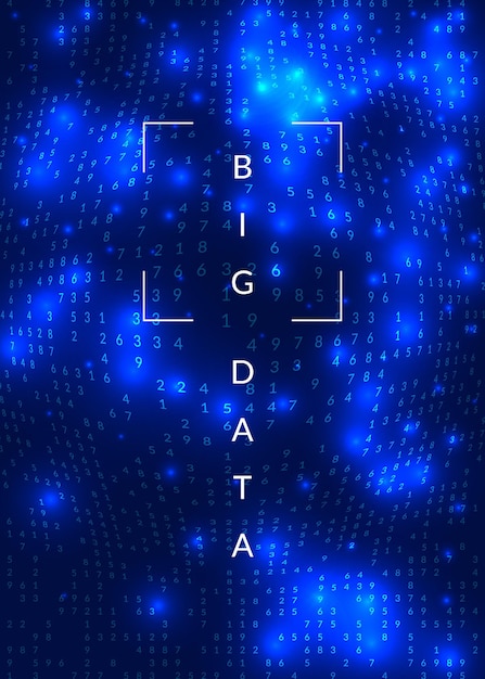 Fondo de aprendizaje profundo Tecnología para visualización de big data