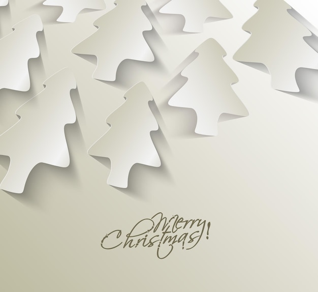 Fondo de árbol de Navidad abstracto moderno, ilustración vectorial.