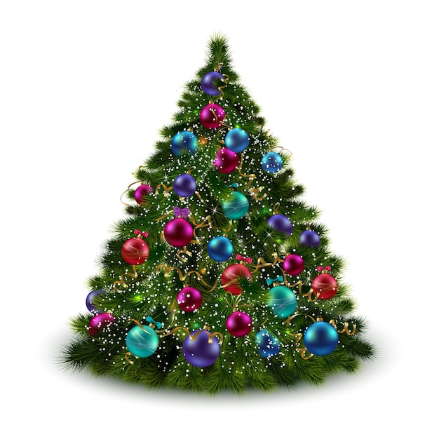 Fondo con árbol de navidad elegante