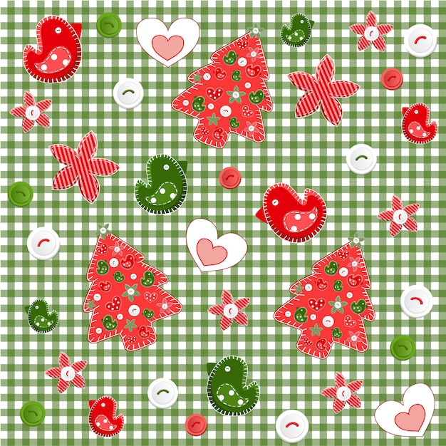 Fondo con arbol de navidad