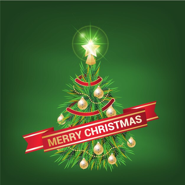 Fondo del árbol de Navidad
