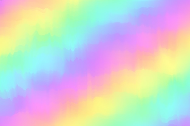 Vector fondo de arco iris de acuarela telón de fondo abstracto holográfico degradado fondo de pantalla de acuarela vibrante