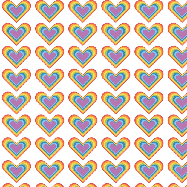 El fondo del arco iris del amor