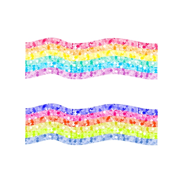 Fondo de arco iris de vector con textura de brillo brillante