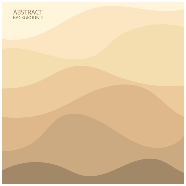 Fondo de arena abstracto simple con combinación de color marrón playa desierto libro portada papel tapiz vector