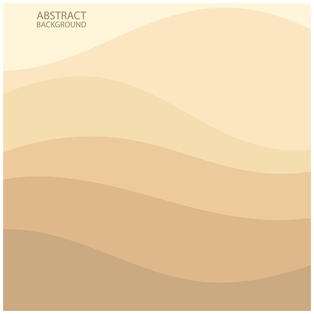 Fondo de arena abstracto simple con combinación de color marrón playa desierto libro portada papel tapiz vector