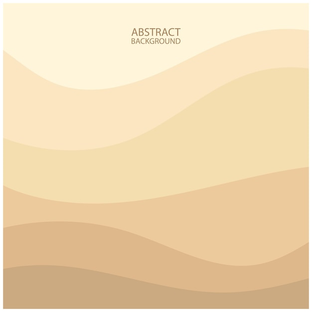 Fondo de arena abstracto simple con combinación de color marrón playa desierto libro portada papel tapiz vector