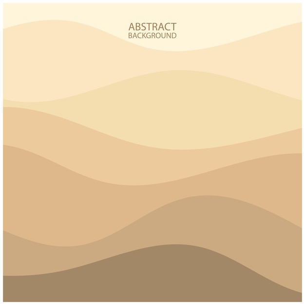 Fondo de arena abstracto simple con combinación de color marrón playa desierto libro portada papel tapiz vector
