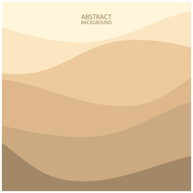 Fondo de arena abstracto simple con combinación de color marrón playa desierto libro portada papel tapiz vector