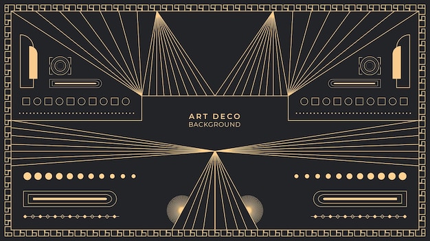 Fondo art deco