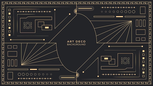 Fondo Art Deco