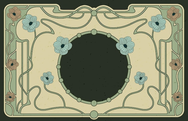 El fondo del Art Nouveau