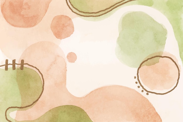 Fondo de arte abstracto con elementos de mancha de acuarela